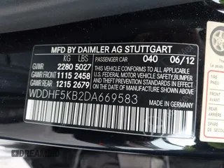 2013 Mercedes-Benz E 350 Luxury with VIN WDDHF5KB2DA669583, listed as a IAAI auction lot 41882747 with 108,182 mi miles and . Bid and sale history available at DreamBid. Image 9.