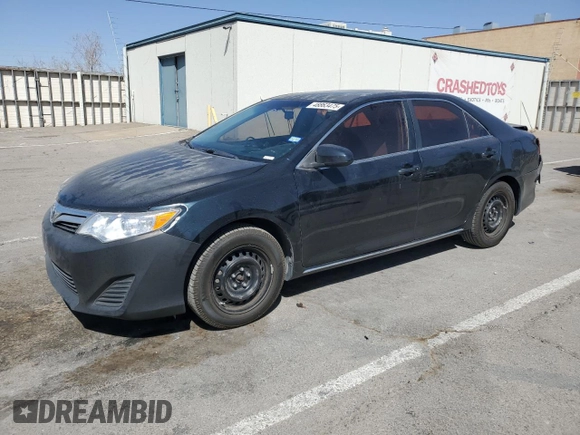 2012 Toyota Camry L with VIN 4T4BF1FKXCR221111, listed as a Copart auction lot 48863475 with 208,220 mi miles and Salvage Title. Bid and sale history available at carsss.com. Image 1.