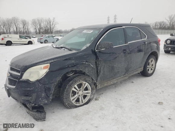 2013 Chevrolet Equinox LS with VIN 2GNALBEK1D6421120, listed as a Copart auction lot 41990945 with 151,255 mi miles and Salvage Title. Bid and sale history available at carsss.com. Image 1.
