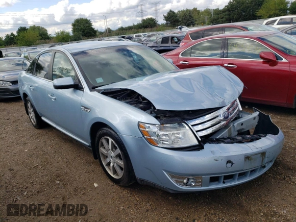 2008 Ford Taurus SEL with VIN 1FAHP24W98G126522, listed as a Copart auction lot 69154734 with 0 mi miles and Salvage Title. Bid and sale history available at carsss.com. Image 4.