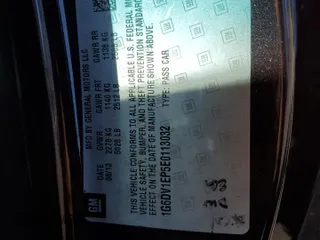 2014 Cadillac CTS-V z VIN 1G6DV1EP5E0113032, wystawiony jako Copart lot #53575285 z przebiegiem 127 456 mil mil oraz Szkoda całkowita • Salvage title. Historia ofert i sprzedaży dostępna na DreamBid. Obrazek 12.