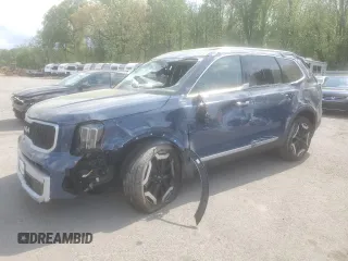 2024 Kia Telluride EX X-Line z VIN 5XYP3DGC7RG453682, wystawiony jako Copart lot #55479245 z przebiegiem 24 906 mil mil oraz Szkody całkowita. Historia ofert i sprzedaży dostępna na DreamBid. Obrazek 1.