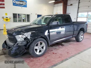 2018 Ram 1500 Express z VIN 1C6RR7FT9JS208821, wystawiony jako Copart lot #56748065 z przebiegiem 101 505 mil mil oraz Szkoda całkowita • Salvage title. Historia ofert i sprzedaży dostępna na DreamBid. Obrazek 1.