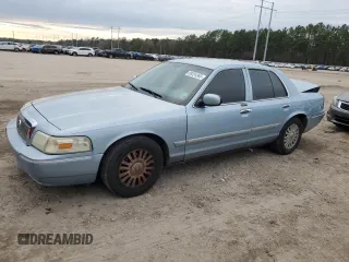 2008 Mercury Grand Marquis LS with VIN 2MEFM75V28X627449, listed as a Copart auction lot 89324365 with 154,709 mi miles and Salvage Title. Bid and sale history available at DreamBid. Image 1.