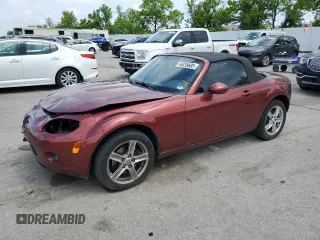 2008 Mazda MX-5 Miata Special Edition with VIN JM1NC25F780149328, listed as a Copart auction lot 56839685 with 138,296 mi miles and Clean title. Bid and sale history available at DreamBid. Image 1.
