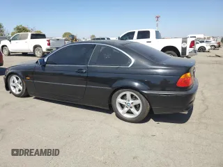 2001 BMW 3 Series 325Ci with VIN WBABN33401JW56413, listed as a Copart auction lot 73610734 with 187,259 mi miles and Salvage Title. Bid and sale history available at carsss.com. Image 2.