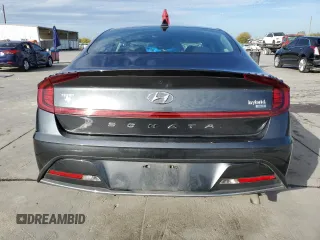 2022 Hyundai Sonata Hybrid Blue with VIN KMHL24JJ5NA051528, listed as a Copart auction lot 82478744 with 66,784 mi miles and Salvage Title. Bid and sale history available at carsss.com. Image 6.