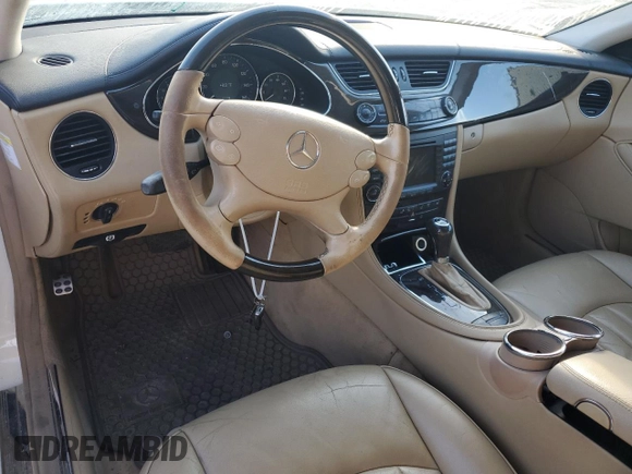 2006 Mercedes-Benz CLS-Class with VIN WDDDJ75X76A059519, listed as a Copart auction lot 72773254 with 99,200 mi miles and Salvage Title. Bid and sale history available at carsss.com. Image 8.