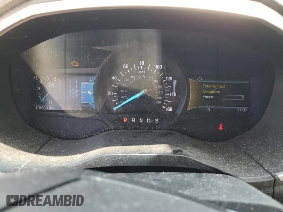 2020 Ford Edge SEL with VIN 2FMPK4J9XLBA11714, listed as a Copart auction lot 60585555 with 101,593 mi miles and Salvage title. Bid and sale history available at DreamBid. Image 9.