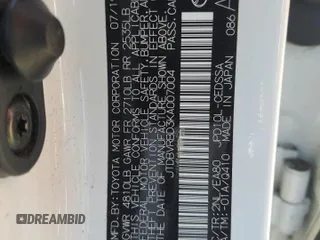 2019 Toyota Mirai with VIN JTDBVRBD3KA007004, listed as a Copart auction lot 52381245 with 53,786 mi miles and Salvage Title. Bid and sale history available at carsss.com. Image 12.