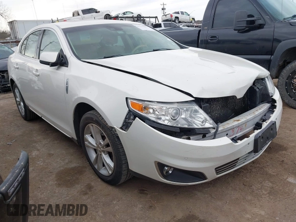 2012 Lincoln MKS with VIN 1LNHL9DR1CG803625, listed as a IAAI auction lot 41733683 with 199,590 mi miles. Bid and sale history available at carsss.com. Image 1.
