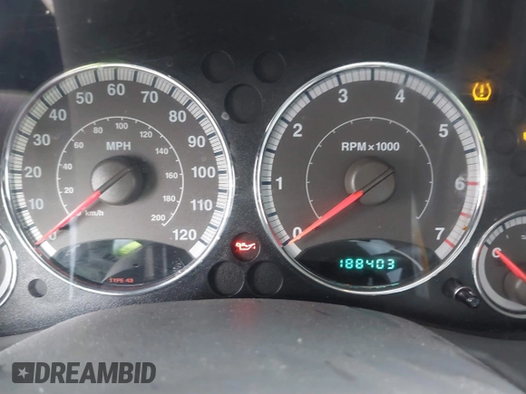 2005 Jeep Liberty Limited with VIN 1J4GK58KX5W704393, listed as a IAAI auction lot 41675508 with 188,403 mi miles. Bid and sale history available at carsss.com. Image 7.
