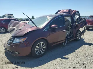 2014 Honda Odyssey Touring с VIN 5FNRL5H90EB082822, выставлен на аукционе Copart как лот 53528555 с пробегом Не указан миль и Списание • Salvage title. История ставок и продаж доступна на DreamBid. Изображение 1.