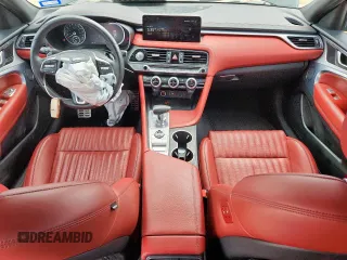 2023 Genesis G70 2.0T with VIN KMTG34TA8PU120473, listed as a Copart auction lot 60895045 with 38,393 mi miles and Salvage title. Bid and sale history available at DreamBid. Image 8.