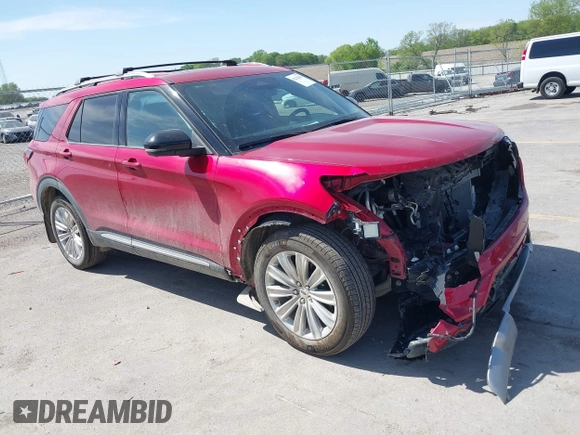 2025 Ford Explorer with VIN 1FMUK8HH9SGA53435, listed as a IAAI auction lot 42226284 with 17,345 mi miles and . Bid and sale history available at DreamBid. Image 1.