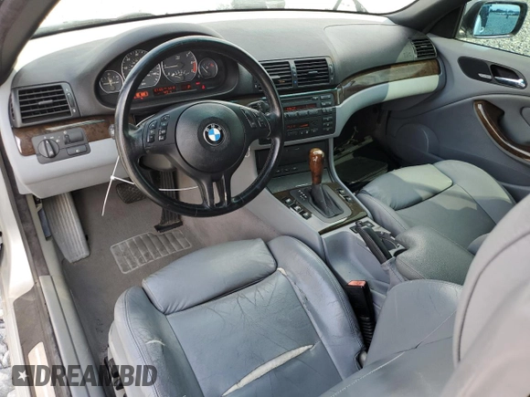 2001 BMW 3 Series 330Ci with VIN WBABS53421JU85877, listed as a Copart auction lot 52491245 with 107,120 mi miles and Non Repairable. Bid and sale history available at carsss.com. Image 8.