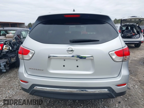 2015 Nissan Pathfinder S with VIN 5N1AR2MN9FC669494, listed as a IAAI auction lot 41488397 with 122,270 mi miles. Bid and sale history available at carsss.com. Image 16.