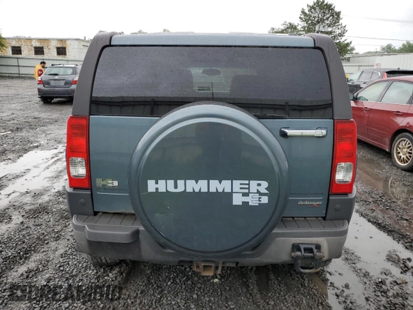 2006 Hummer H3 with VIN 5GTDN136068182763, listed as a Copart auction lot 81351774 with 198,247 mi miles and Non Repairable. Bid and sale history available at DreamBid. Image 6.