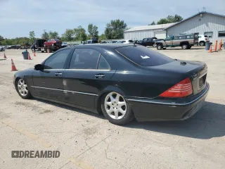 2004 Mercedes-Benz S 500 with VIN WDBNG84JX4A417661, listed as a Copart auction lot 68915494 with Not Provided miles and Non Repairable. Bid and sale history available at DreamBid. Image 2.