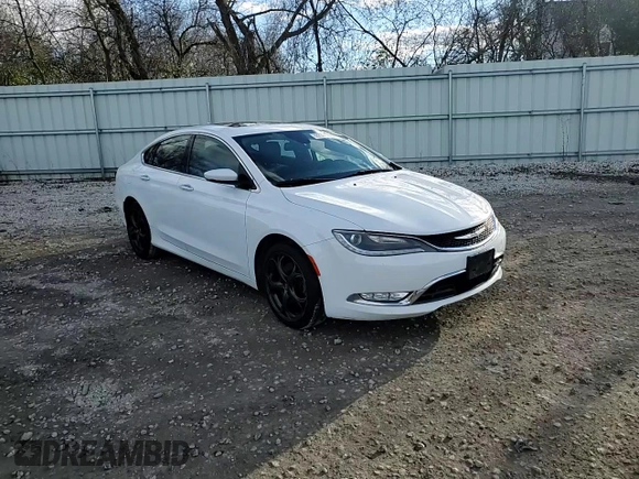 2016 Chrysler 200 C with VIN 1C3CCCEG0GN114674, listed as a Copart auction lot 80233774 with 0 mi miles and Salvage Title. Bid and sale history available at carsss.com. Image 13.