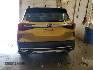 2021 Kia Seltos S with VIN KNDEU2AA1M7204560, listed as a Copart auction lot 49103675 with 77,116 mi miles and Salvage title. Bid and sale history available at DreamBid. Image 6.