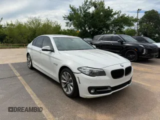 2015 BMW 5 Series 528i with VIN WBA5A5C50FD516607, listed as a Copart auction lot 56054445 with 143,869 mi miles and Clean Title. Bid and sale history available at carsss.com. Image 1.