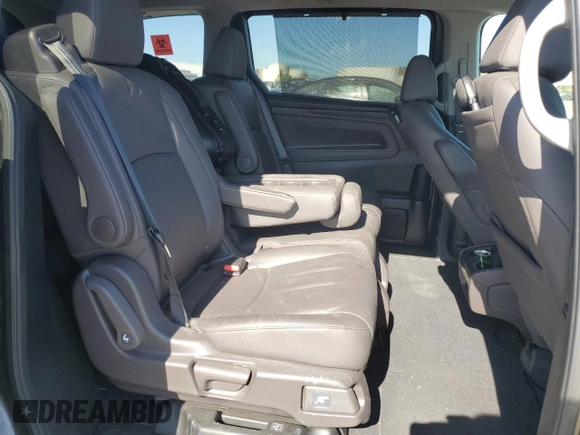 2020 Honda Odyssey Elite with VIN 5FNRL6H96LB037046, listed as a Copart auction lot 56552475 with 51,363 mi miles and Salvage title. Bid and sale history available at DreamBid. Image 11.