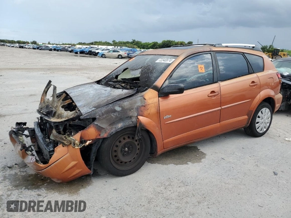 2004 Pontiac Vibe with VIN 5Y2SL62814Z448996, listed as a Copart auction lot 72340874 with 0 mi miles and Salvage Title. Bid and sale history available at carsss.com. Image 1.
