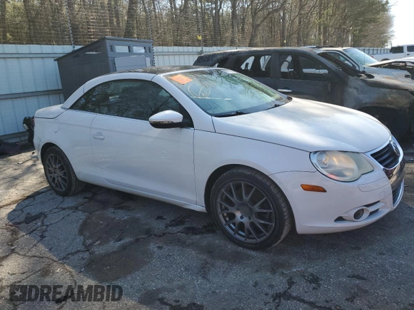 2009 Volkswagen Eos Komfort with VIN WVWBA71F19V010859, listed as a Copart auction lot 48767345 with 178,821 mi miles and Non Repairable. Bid and sale history available at DreamBid. Image 4.