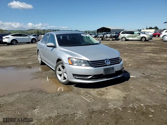 2012 Volkswagen Passat SE with VIN 1VWBP7A37CC096621, listed as a Copart auction lot 49468885 with 258,205 mi miles and Salvage Title. Bid and sale history available at carsss.com. Image 11.