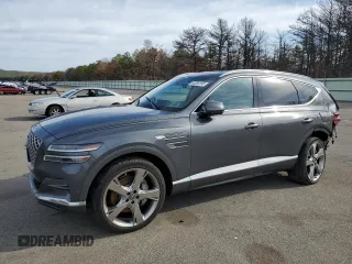 2023 Genesis GV80 z VIN KMUHCESC3PU124360, wystawiony jako Copart lot #52595195 z przebiegiem 28 537 mil mil oraz Szkoda całkowita • Salvage title. Historia ofert i sprzedaży dostępna na DreamBid. Obrazek 1.