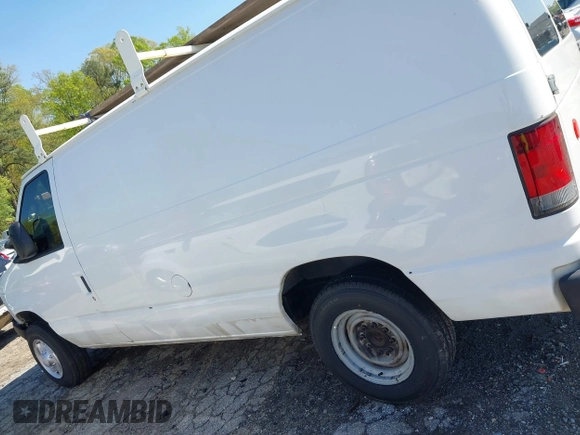 2012 Ford Econoline Cargo Commercial with VIN 1FTNE1EW7CDA56315, listed as a IAAI auction lot 41898313 with 152,006 mi miles and . Bid and sale history available at DreamBid. Image 15.