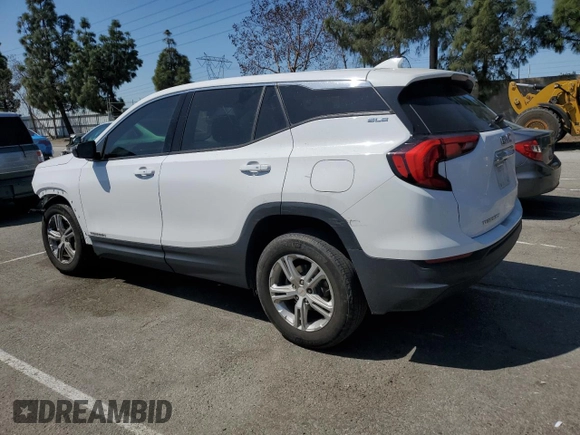 2020 GMC Terrain SLE z VIN 3GKALMEV1LL281504, wystawiony jako Copart lot #50687545 z przebiegiem 58 020 mil mil oraz Szkoda całkowita • Salvage title. Historia ofert i sprzedaży dostępna na DreamBid. Obrazek 2.