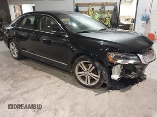 2014 Volkswagen Passat TDI SEL Premium with VIN 1VWCN7A37EC014822, listed as a IAAI auction lot 41353535 with 78,039 mi miles. Bid and sale history available at carsss.com. Image 1.