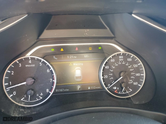 2017 Nissan Murano SV with VIN 5N1AZ2MG0HN135101, listed as a Copart auction lot 85617384 with 91,167 mi miles and Salvage Title. Bid and sale history available at carsss.com. Image 9.