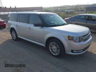 2015 Ford Flex SEL z VIN 2FMGK5C87FBA08283, wystawiony jako IAAI lot #42143635 z przebiegiem 135 998 mil mil oraz . Historia ofert i sprzedaży dostępna na DreamBid. Obrazek 1.