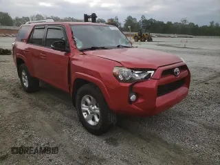 2018 Toyota 4Runner SR5 with VIN JTEZU5JR3J5187224, listed as a Copart auction lot 57596355 with 77,261 mi miles and Salvage title. Bid and sale history available at DreamBid. Image 14.