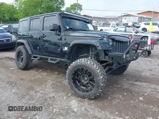 2017 Jeep Wrangler Unlimited Sahara with VIN 1C4BJWEG3HL699780, listed as a IAAI auction lot 42117002 with 94,436 mi miles and . Bid and sale history available at DreamBid. Image 1.