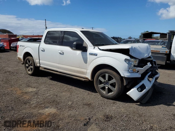 2015 Ford F-150 XL with VIN 1FTEW1CFXFFC94975, listed as a Copart auction lot 46369515 with 88,890 mi miles and Salvage Title. Bid and sale history available at carsss.com. Image 4.