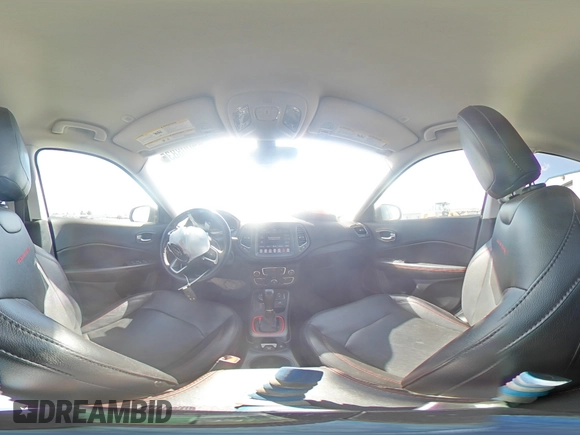 2020 Jeep Compass Trailhawk z VIN 3C4NJDDB1LT221636, wystawiony jako Copart lot #65008835 z przebiegiem 24 291 mil mil oraz Szkoda całkowita • Salvage title. Historia ofert i sprzedaży dostępna na DreamBid. Obrazek 15.
