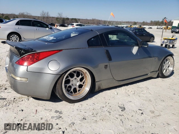 2006 Nissan 350Z Touring with VIN JN1AZ34E36M354004, listed as a Copart auction lot 46673545 with 196,768 mi miles and Salvage Title. Bid and sale history available at carsss.com. Image 3.