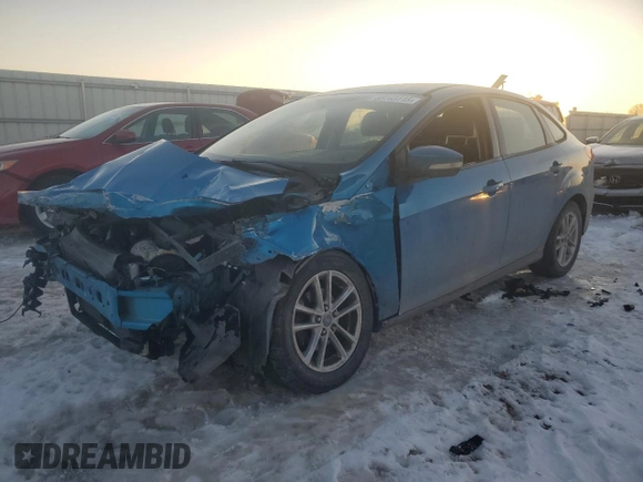 2017 Ford Focus SE with VIN 1FADP3F2XHL205204, listed as a Copart auction lot 88743115 with 137,369 mi miles and Salvage Title. Bid and sale history available at DreamBid. Image 1.