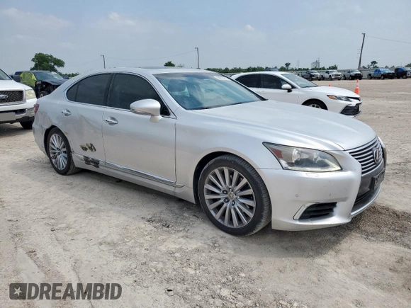 2013 Lexus LS 460 z VIN JTHBL5EF8D5119058, wystawiony jako Copart lot #56213275 z przebiegiem 159 151 mil mil oraz Szkoda całkowita • Salvage title. Historia ofert i sprzedaży dostępna na DreamBid. Obrazek 4.