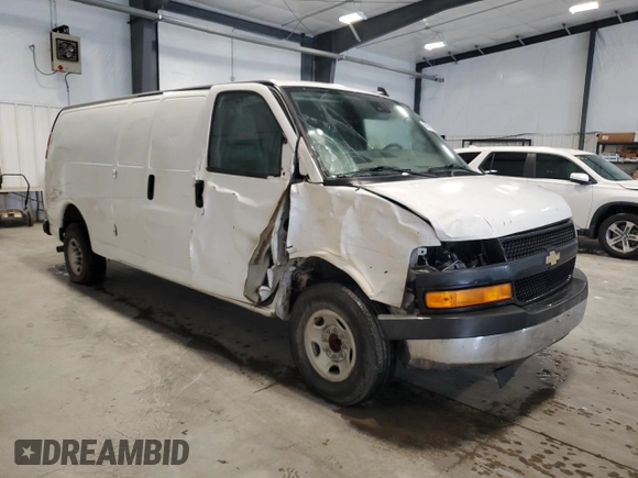 2019 Chevrolet Express Cargo z VIN 1GCWGBFG2K1277946, wystawiony jako Copart lot #60071425 z przebiegiem 188 599 mil mil oraz Szkoda całkowita • Salvage title. Historia ofert i sprzedaży dostępna na DreamBid. Obrazek 4.