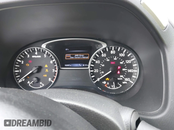 2019 Nissan Pathfinder S with VIN 5N1DR2MM7KC642244, listed as a IAAI auction lot 41683219 with 102,507 mi miles and . Bid and sale history available at DreamBid. Image 7.