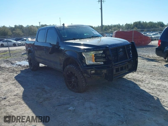 2019 Ford F-150 XL with VIN 1FTEW1E42KFC84494, listed as a IAAI auction lot 41648646 with 94,610 mi miles. Bid and sale history available at carsss.com. Image 1.