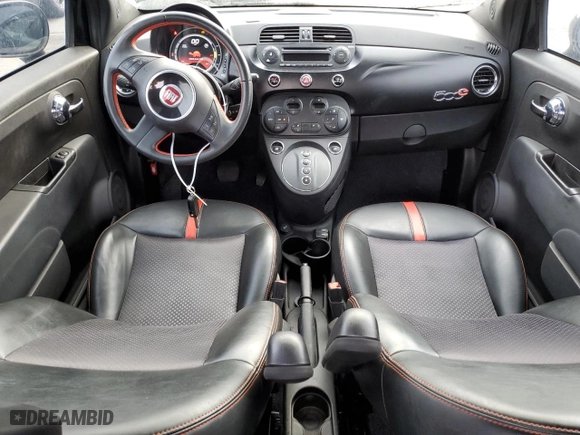 2015 FIAT 500e with VIN 3C3CFFGE3FT642311, listed as a Copart auction lot 82676164 with 27,925 mi miles and Clean Title. Bid and sale history available at carsss.com. Image 8.