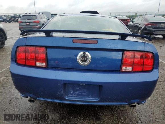 2009 Ford Mustang GT with VIN 1ZVHT82H895128673, listed as a Copart auction lot 59775835 with 30,607 mi miles and Salvage title. Bid and sale history available at DreamBid. Image 6.