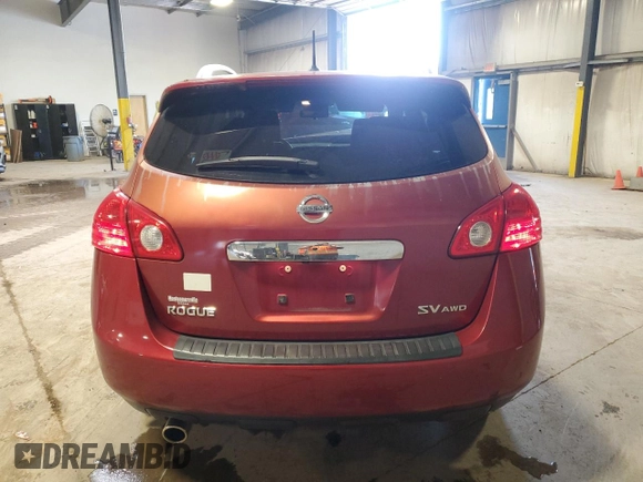 2012 Nissan Rogue S with VIN JN8AS5MV3CW363318, listed as a Copart auction lot 63020035 with 56,811 mi miles and Salvage title. Bid and sale history available at DreamBid. Image 6.
