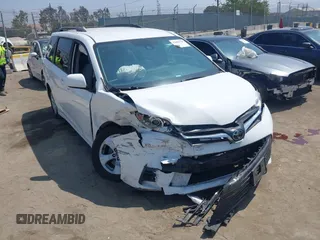 2020 Toyota Sienna LE Auto Access Seat with VIN 5TDKZ3DC7LS050500, listed as a IAAI auction lot 42606758 with 74,099 mi miles and . Bid and sale history available at DreamBid. Image 1.